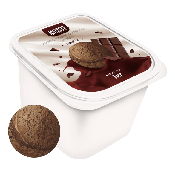 «МОРОЗПРОДУКТ» шоколадное сливочное в кюветах